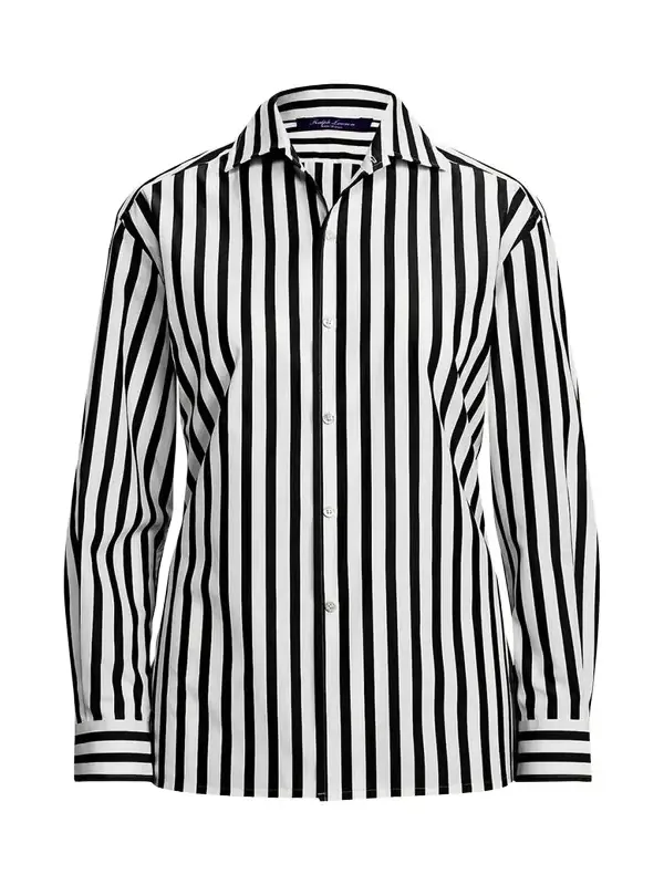 Capri Relaxed-Fit Striped Cotton Shirt