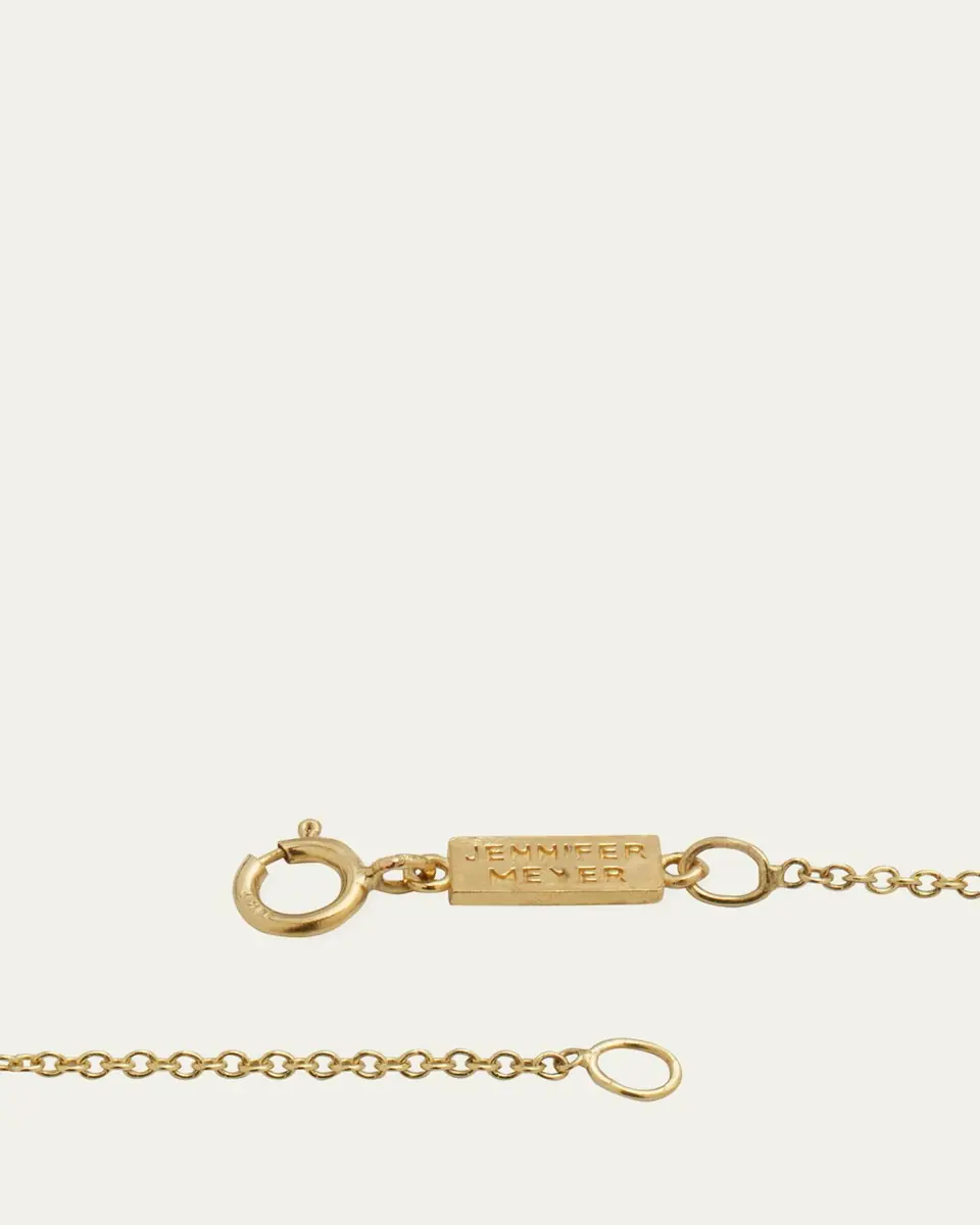 Jennifer Meyer 18k Mini Inlay Heart Necklace | Thumbnail 4 Jennifer Meyer 18k Mini Inlay Heart Necklace | Thumbnail 4