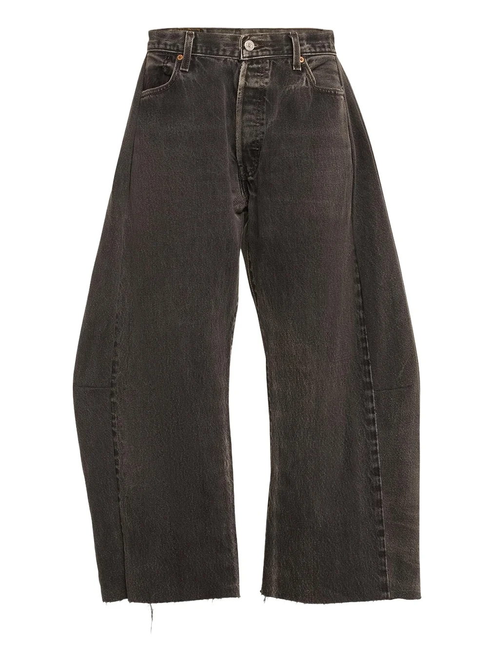 Lasso Rework Cropped Wide-Leg Jeans Lasso Rework Cropped Wide-Leg Jeans