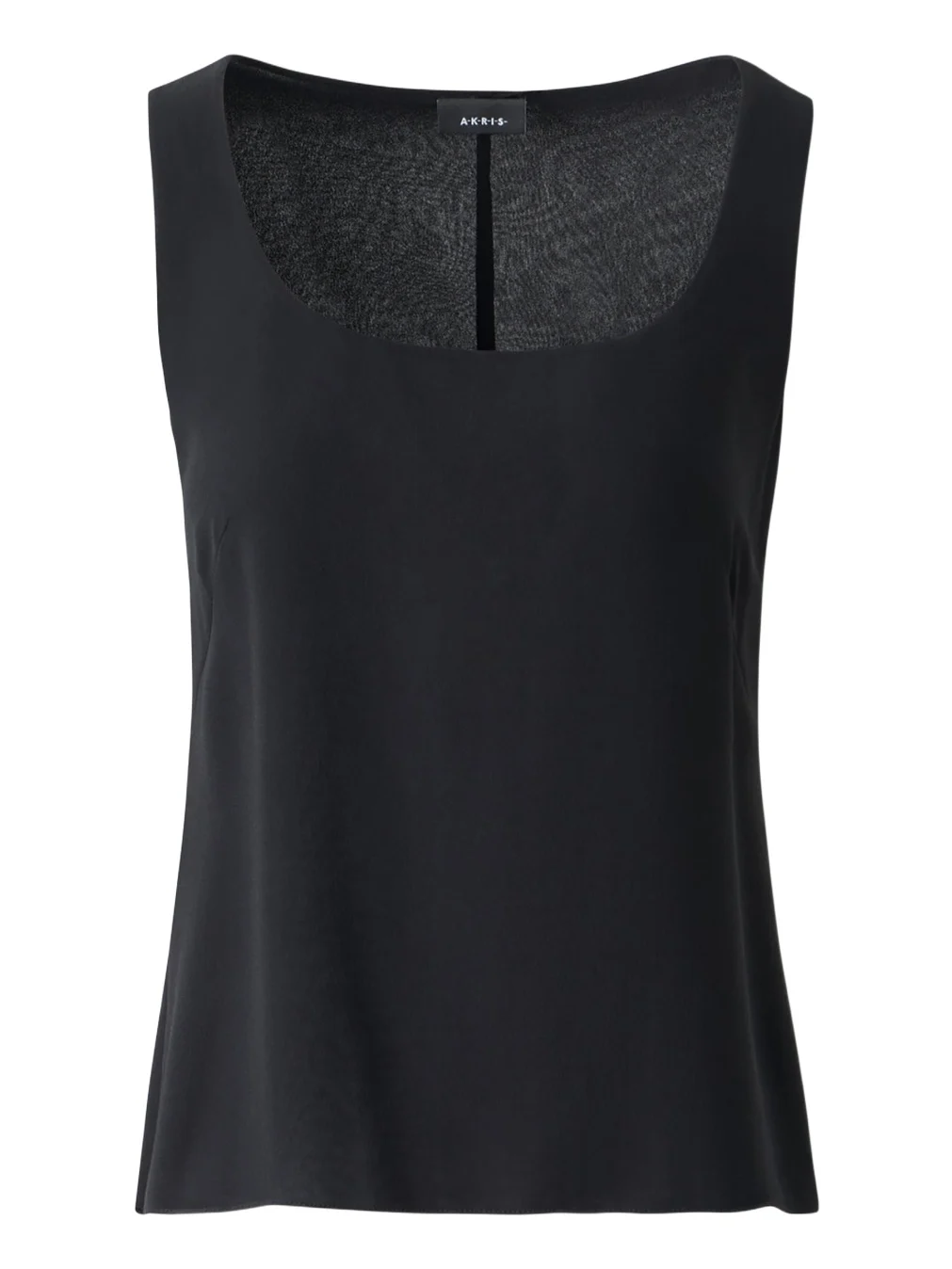 Scoop-Neck Silk Georgette Tank Top Scoop-Neck Silk Georgette Tank Top