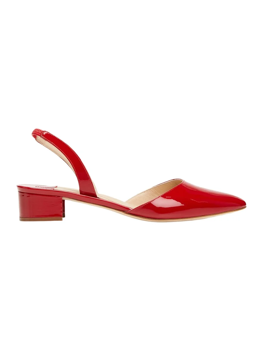 Aspro Patent Slingback Ballerina Pumps Aspro Patent Slingback Ballerina Pumps