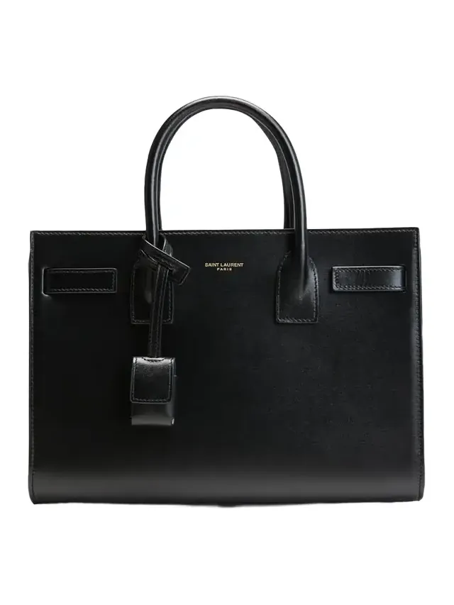 Sac De Jour Baby Top-Handle Bag in Smooth Leather