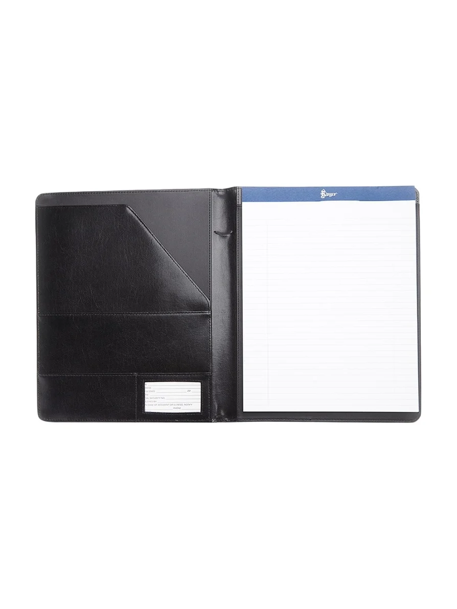 Royce New York Executive Leather Writing Portfolio, Personalized