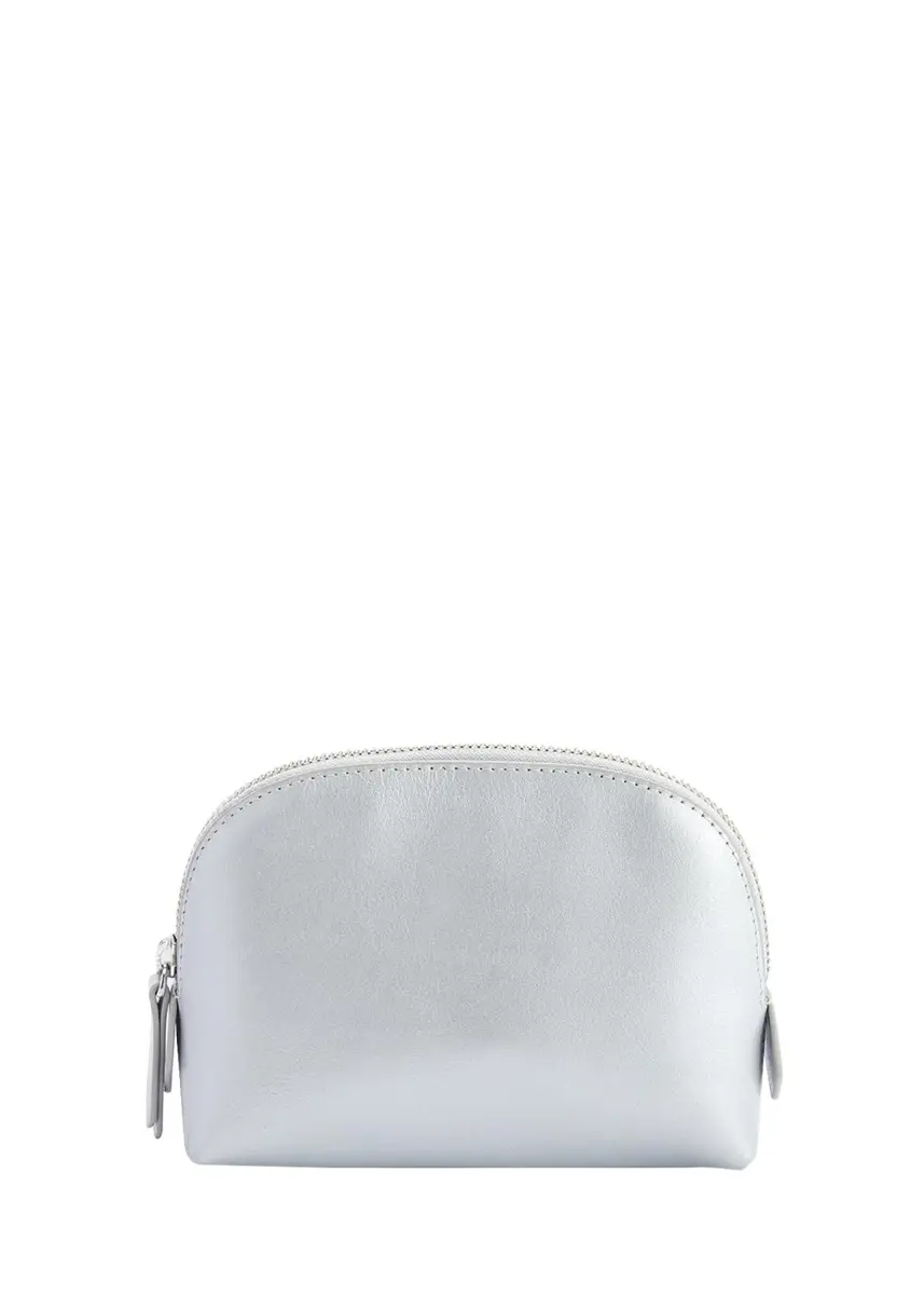 Royce New York Monogrammed Compact Leather Cosmetic Bag, Personalized | Thumbnail 3