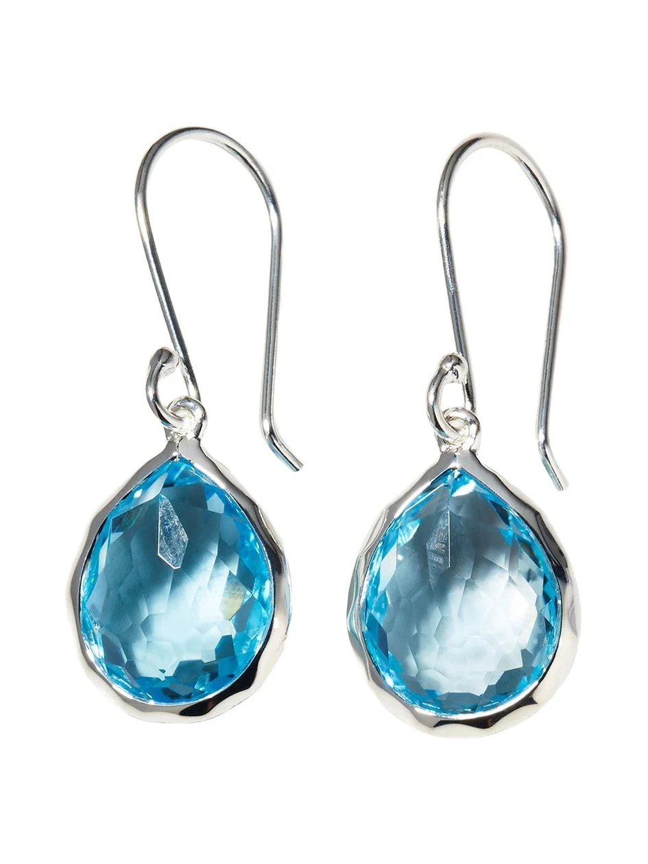 Mini Teardrop Earrings in Sterling Silver Mini Teardrop Earrings in Sterling Silver
