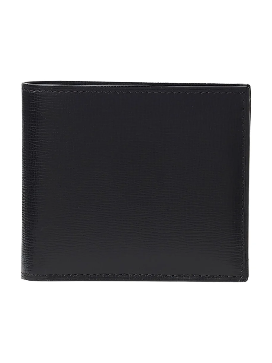 Valextra Men's Leather V-Cut Bifold Wallet