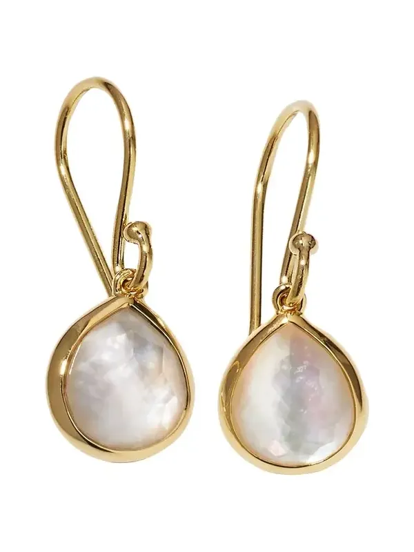 Teeny Teardrop Earrings in 18K Gold