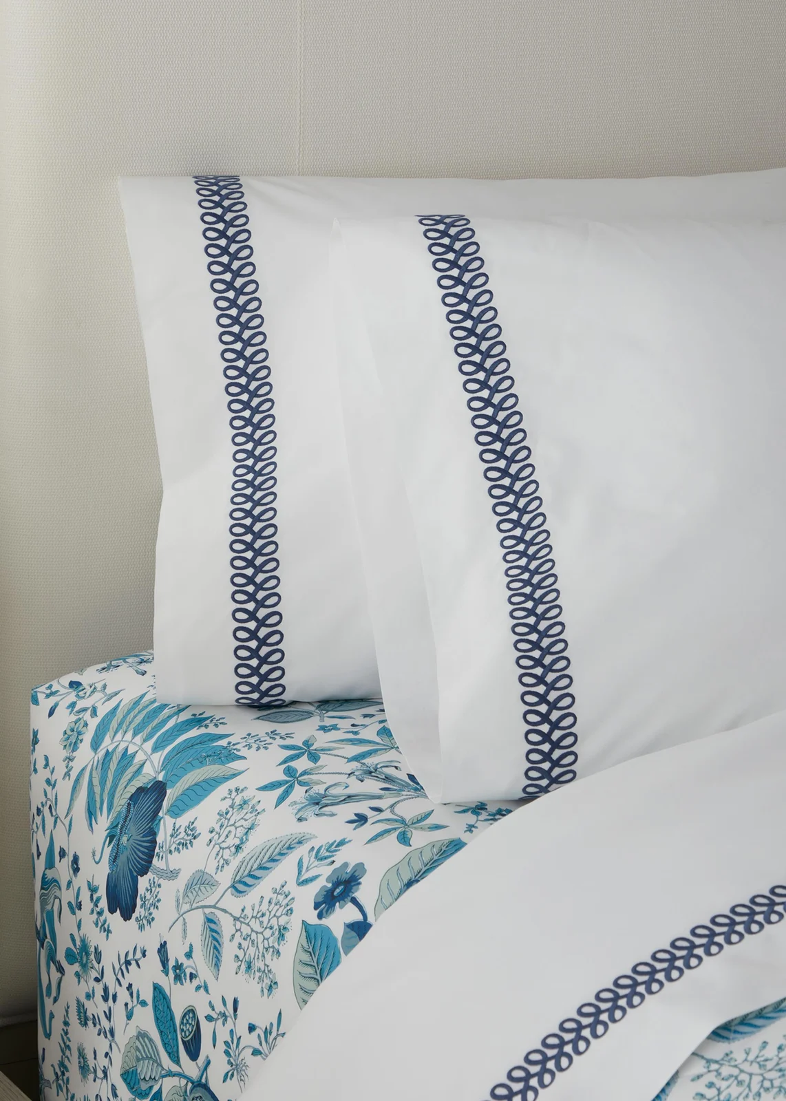Matouk Schumacher Astor Braid Pillowcases, Pair, Standard | Thumbnail 1 Matouk Schumacher Astor Braid Pillowcases, Pair, Standard | Thumbnail 1