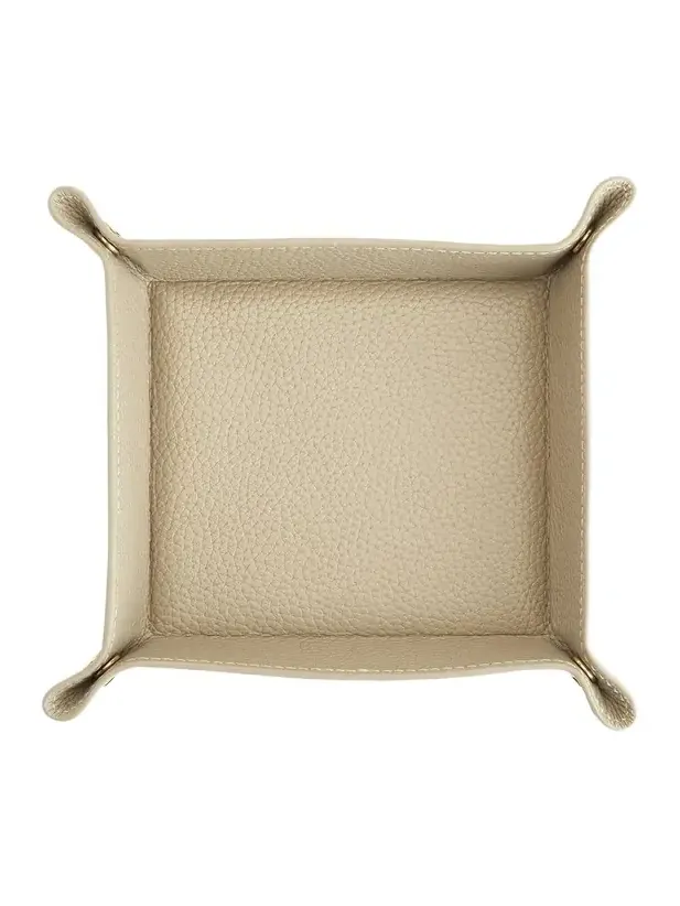 Royce New York Monogrammed Leather Catchall Valet Tray, Personalized