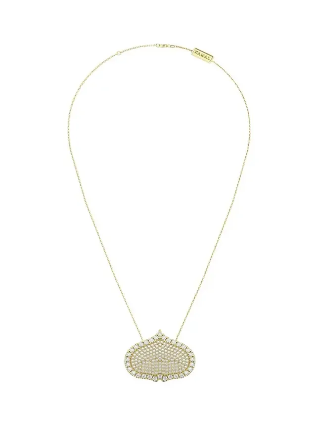 Eye Adore Diamond Pave Pendant Necklace, 25mm Eye Adore Diamond Pave Pendant Necklace, 25mm
