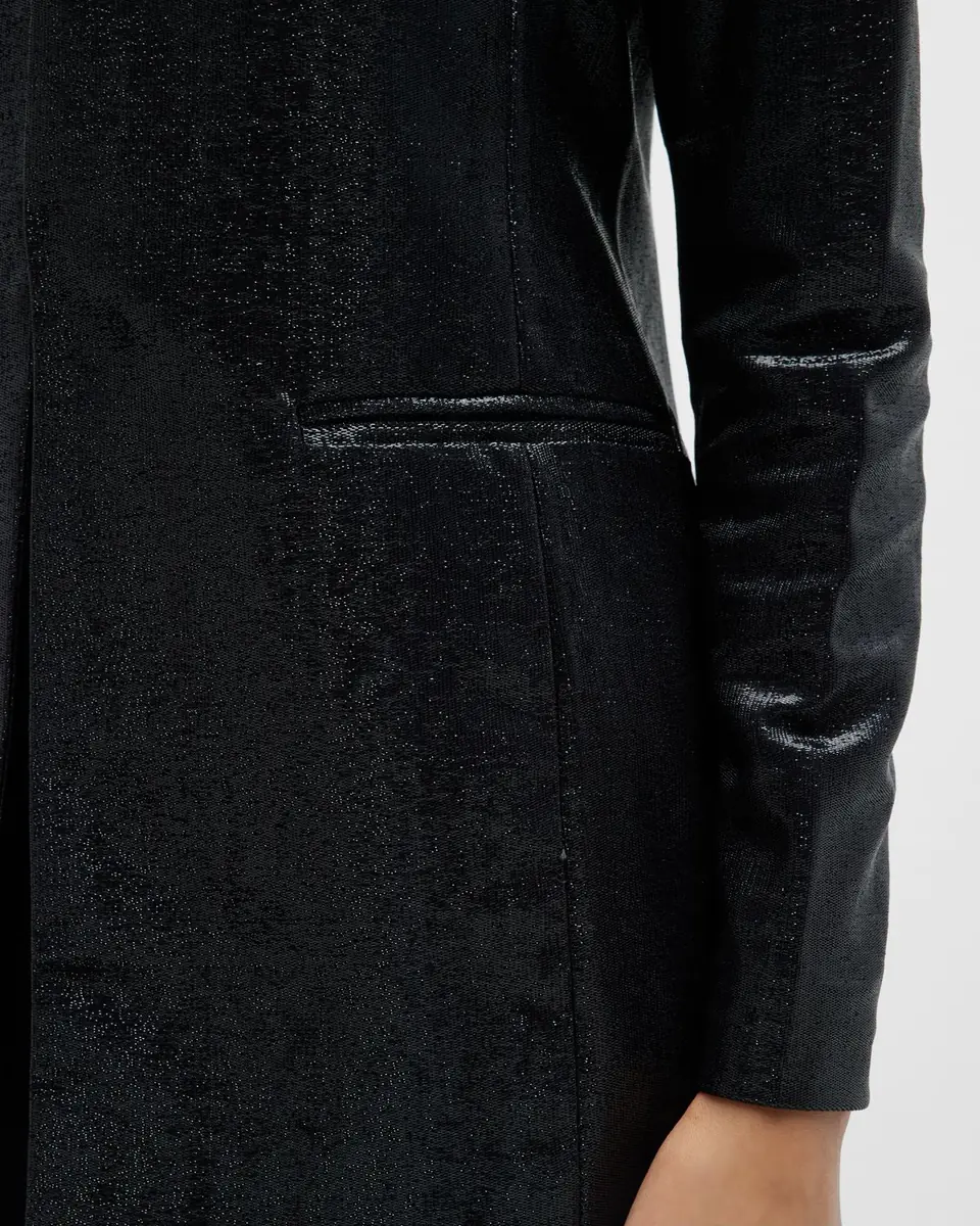 Giorgio Armani Sparkle Collarless Slim Jacket | Thumbnail 4 Giorgio Armani Sparkle Collarless Slim Jacket | Thumbnail 4