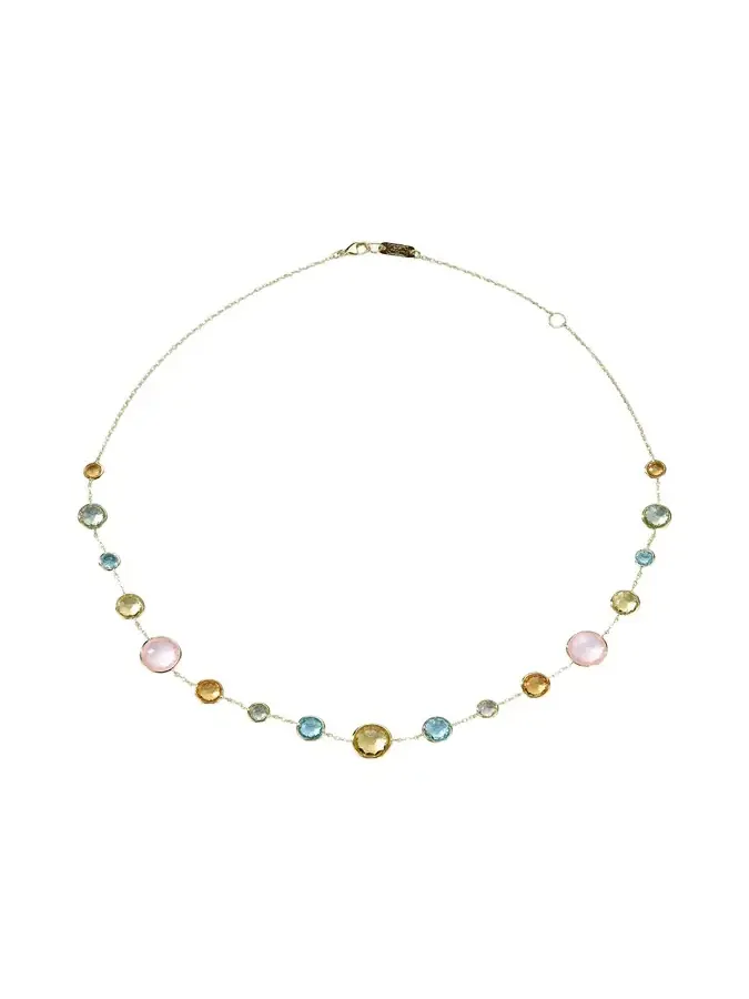 Lollitini Short Necklace in 18K Gold