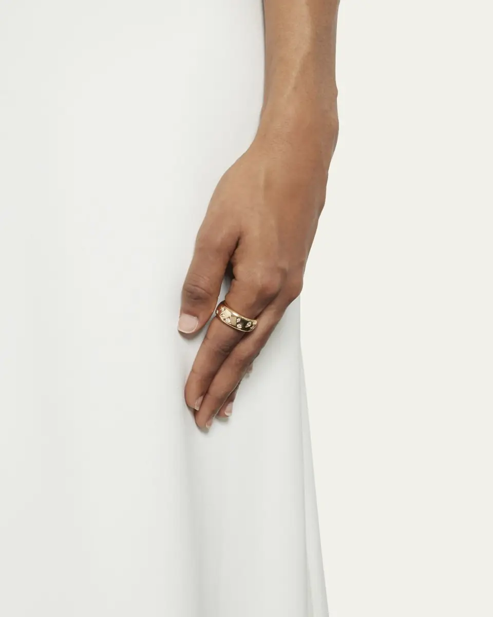 Pomellato 18K Rose Gold ICONICA Ring with Diamonds, 0.66tcw | Thumbnail 2 Pomellato 18K Rose Gold ICONICA Ring with Diamonds, 0.66tcw | Thumbnail 2