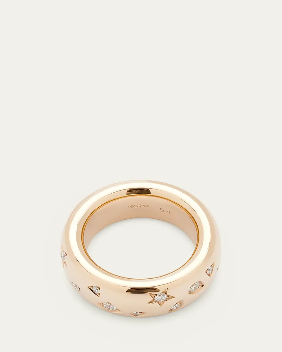 Pomellato 18K Rose Gold ICONICA Ring with Diamonds, 0.66tcw | Thumbnail 4 Pomellato 18K Rose Gold ICONICA Ring with Diamonds, 0.66tcw | Thumbnail 4