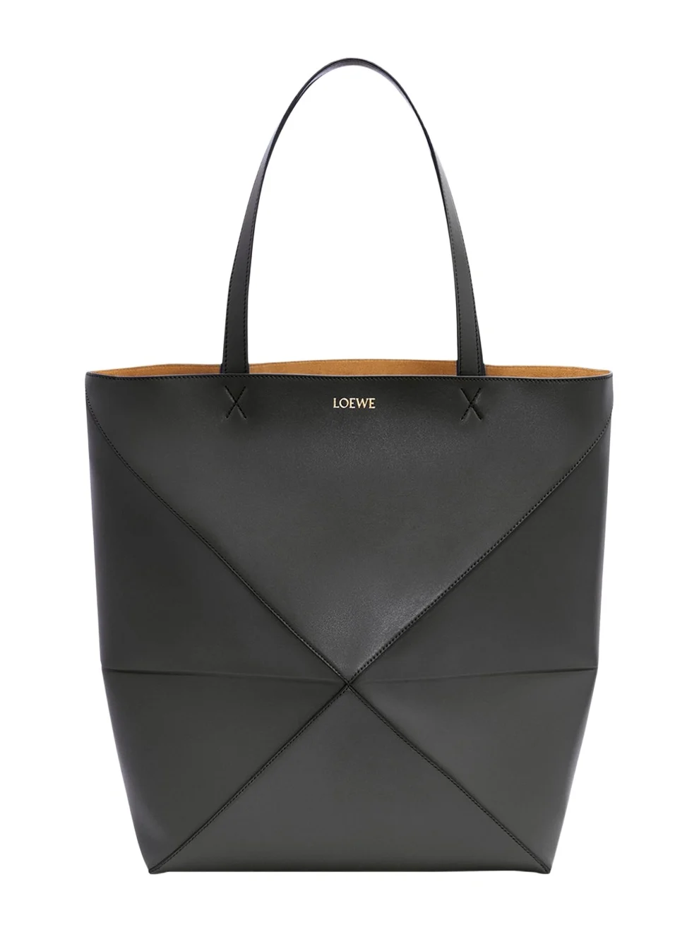Puzzle Fold Large Tote Bag in Shiny Leather Puzzle Fold Large Tote Bag in Shiny Leather