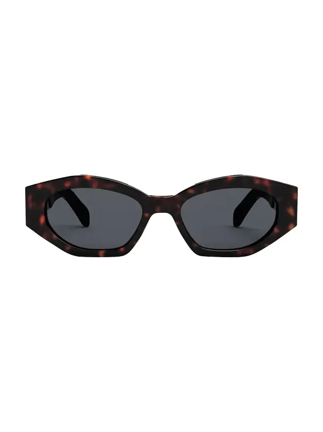 Triomphe Logo Acetate Cat-Eye Sunglasses Triomphe Logo Acetate Cat-Eye Sunglasses