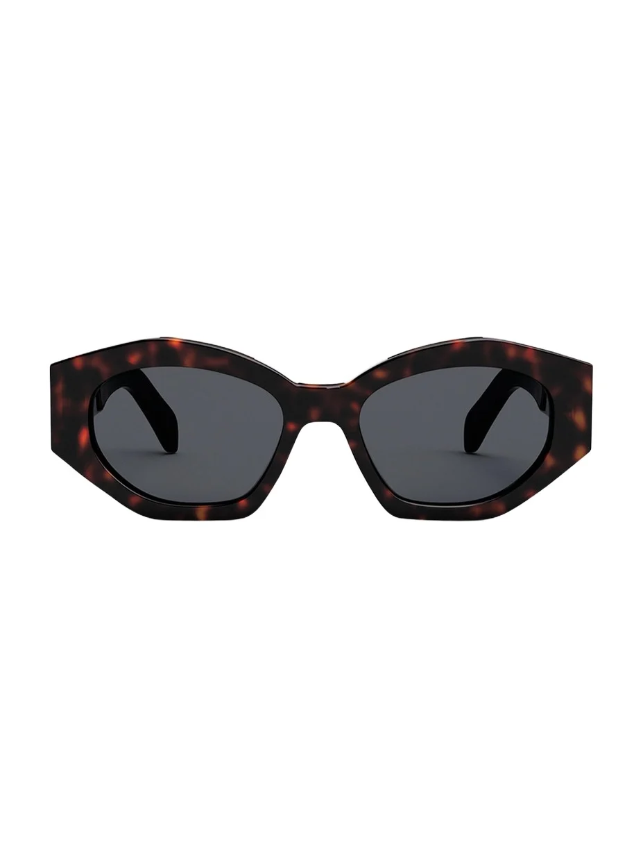 Triomphe Logo Acetate Cat-Eye Sunglasses
