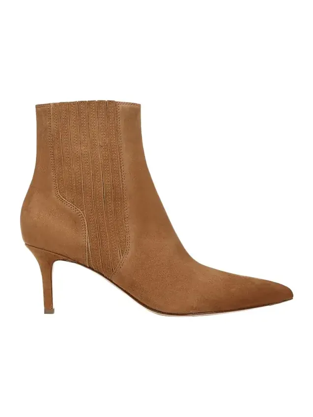70mm Lisa Suede Stiletto Ankle Booties 70mm Lisa Suede Stiletto Ankle Booties
