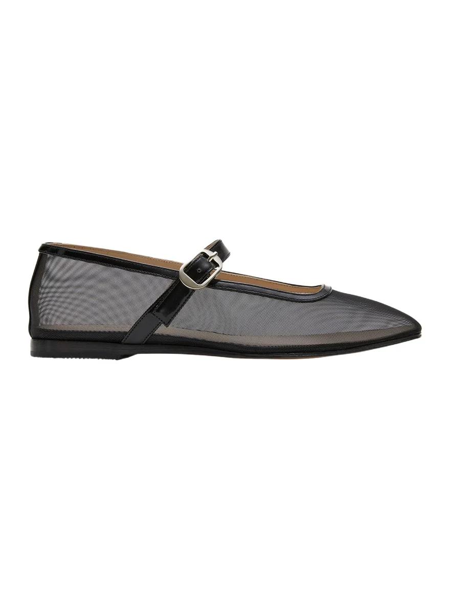 Le Monde Béryl Mesh Mary Jane Ballerina Flats