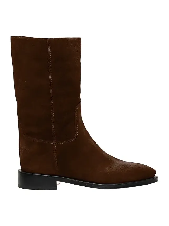 Fleeces Suede Tall Ranch Boots