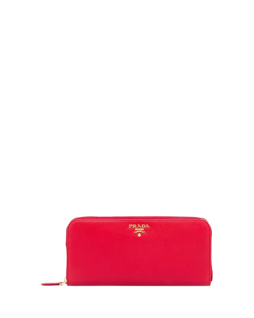 Prada Large Continental Leather Wallet | Image 1 Prada Large Continental Leather Wallet | Image 1