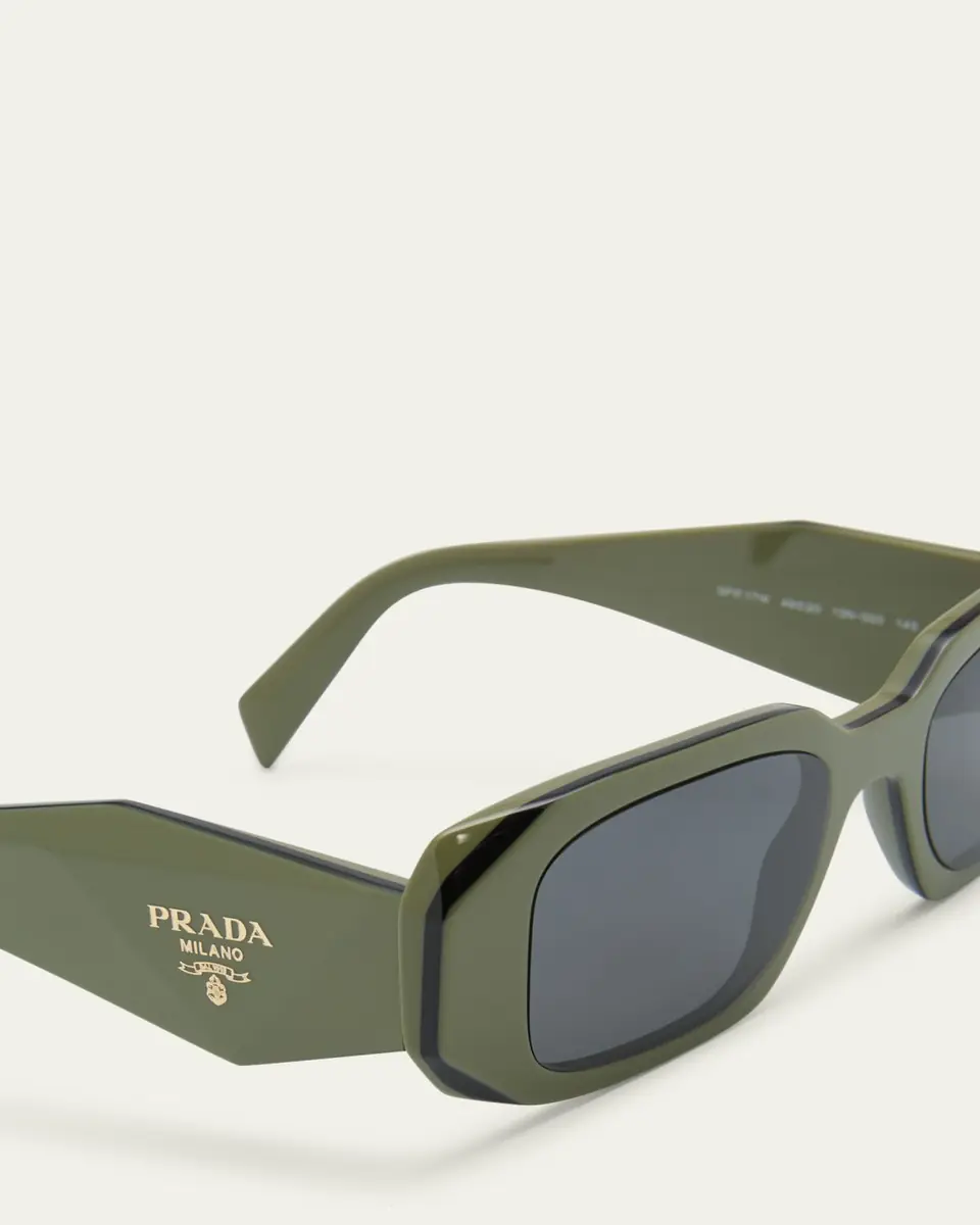 Prada Rectangle Acetate Sunglasses | Thumbnail 12 Prada Rectangle Acetate Sunglasses | Thumbnail 12