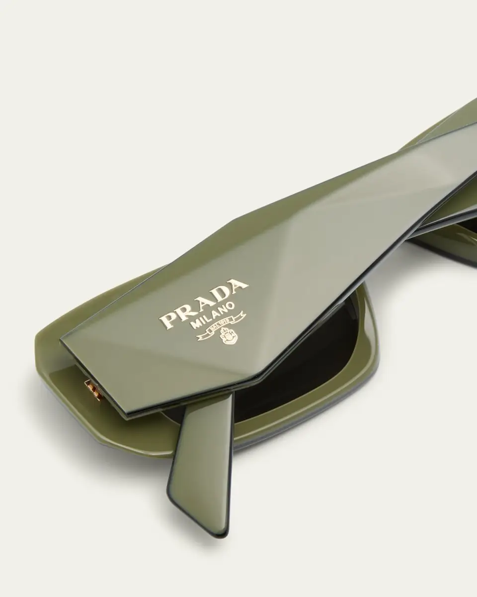 Prada Rectangle Acetate Sunglasses | Thumbnail 13 Prada Rectangle Acetate Sunglasses | Thumbnail 13