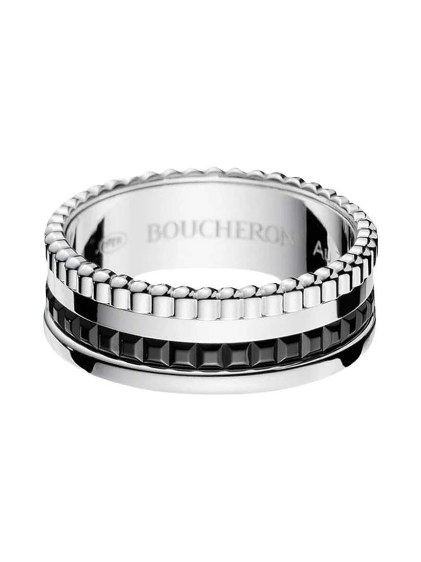 Quatre Ring in White Gold with Black PVD Quatre Ring in White Gold with Black PVD