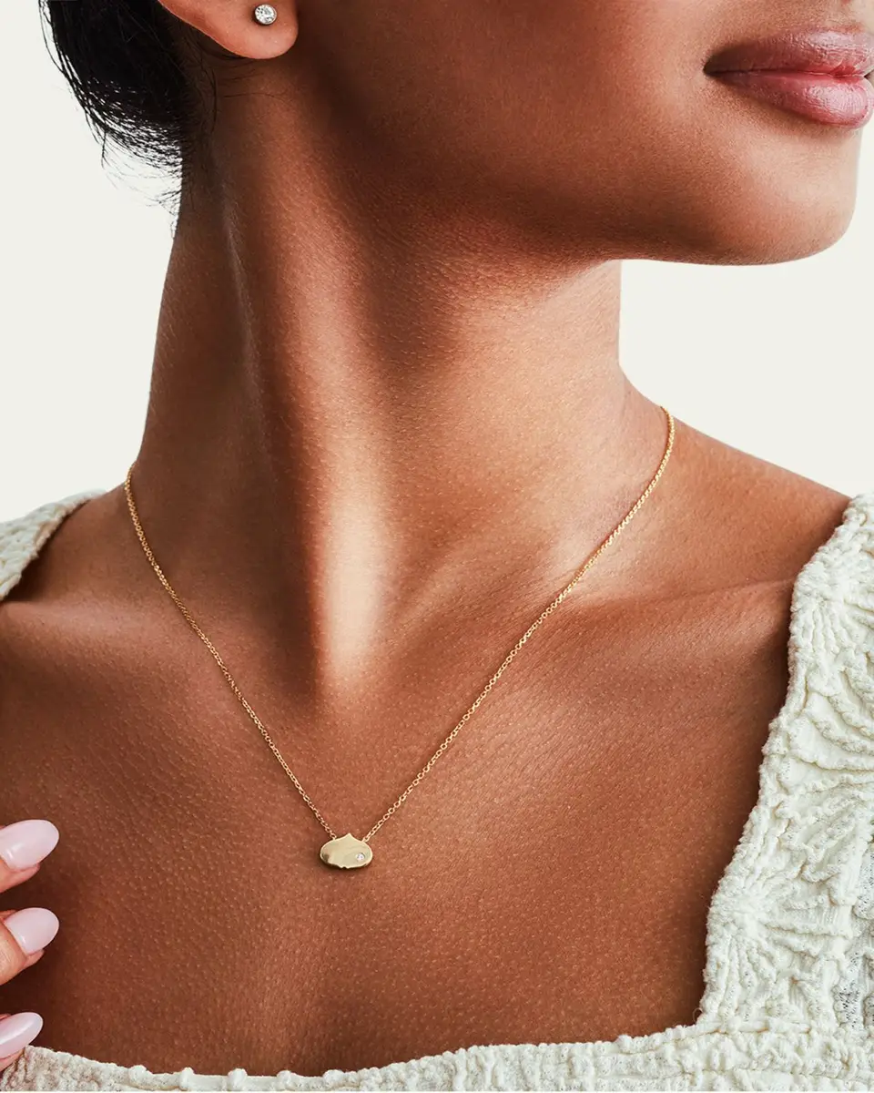 KAMAL Eye Adore Midi Pendant Necklace, 11mm | Thumbnail 2 KAMAL Eye Adore Midi Pendant Necklace, 11mm | Thumbnail 2