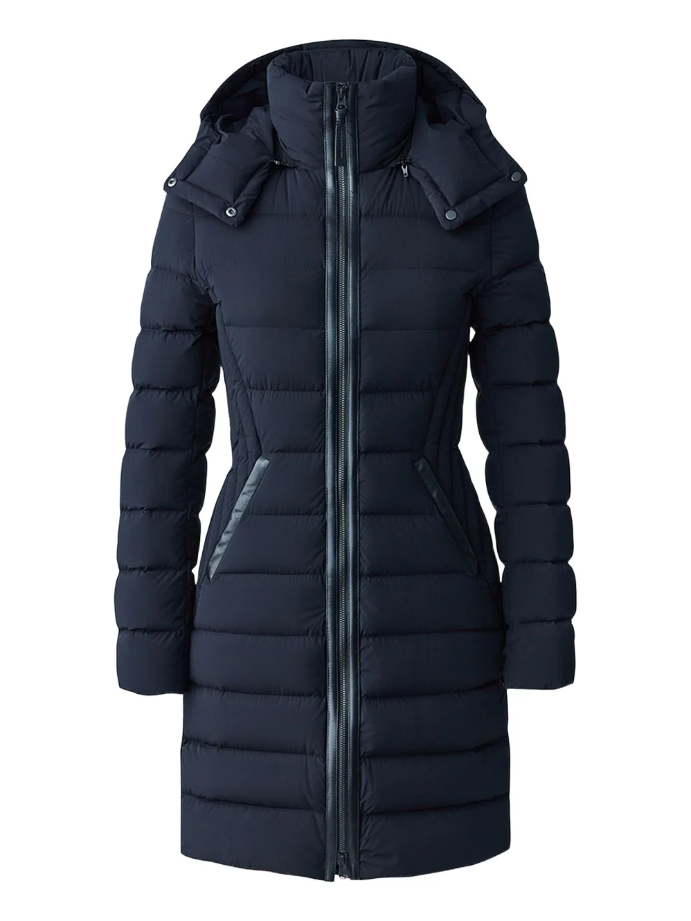 Farren Detachable-Hood Lightweight Down Coat