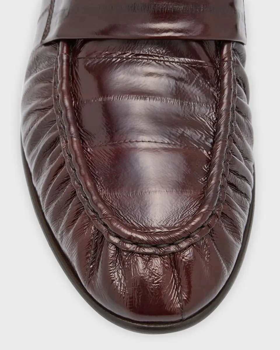 The Row Soft Leather Flat Loafers | Thumbnail 5