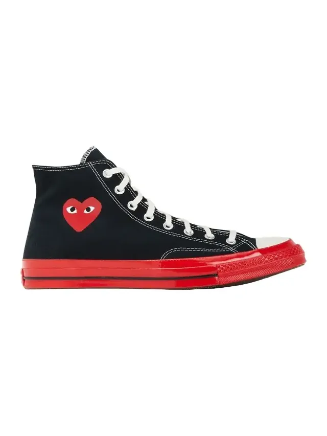 x Converse Red Sole Canvas High-Top Sneakers x Converse Red Sole Canvas High-Top Sneakers