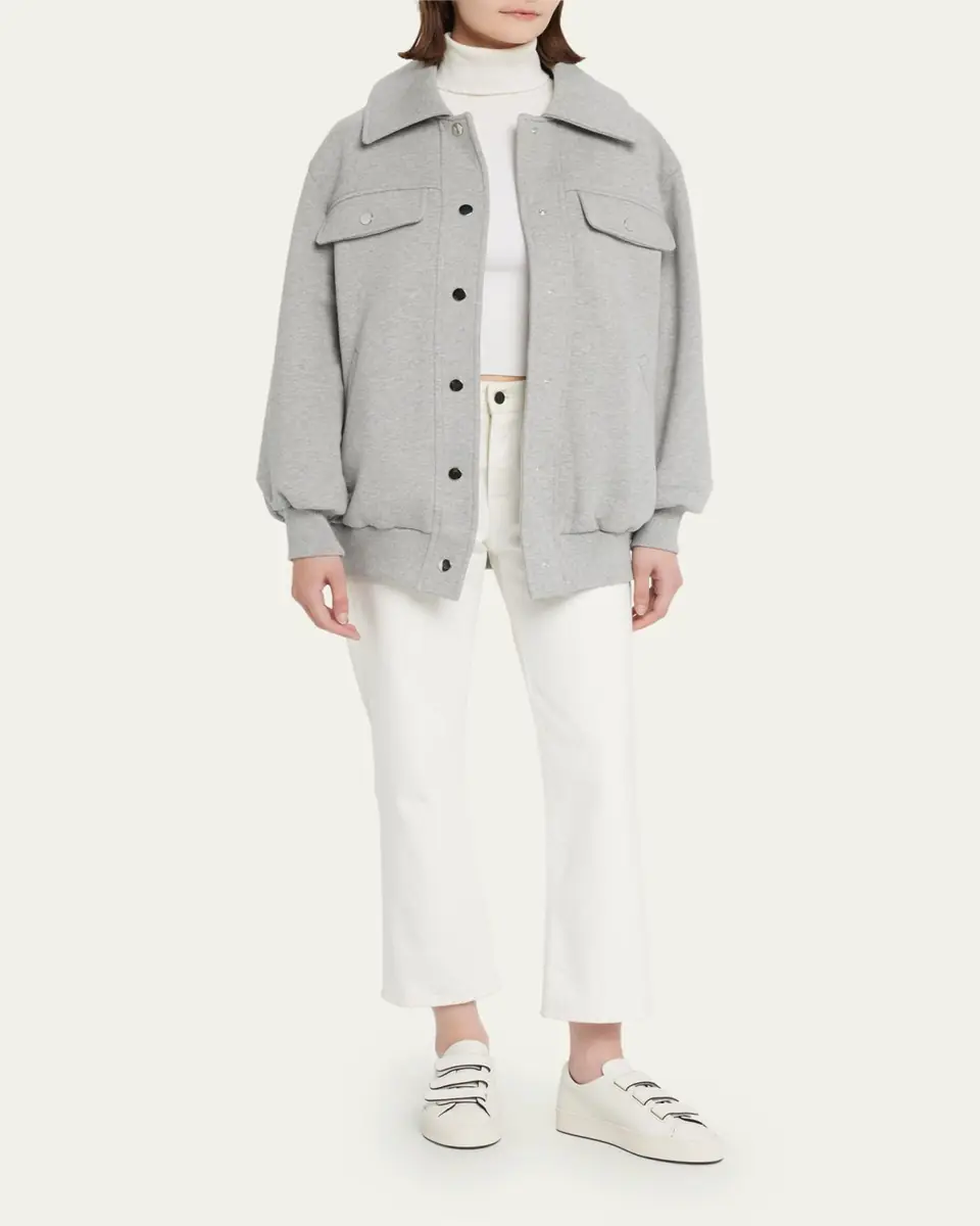 FAZ Jane Snap-Button Bomber Jacket | Thumbnail 2