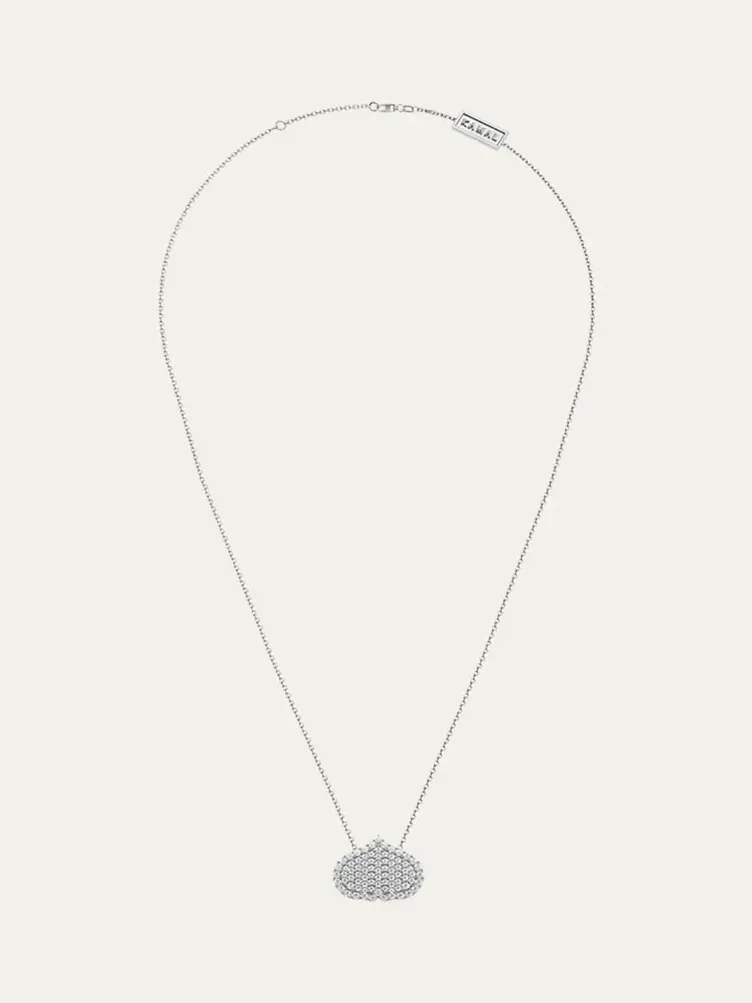 Eye Adore Diamond Pave Pendant Necklace, 15mm Eye Adore Diamond Pave Pendant Necklace, 15mm