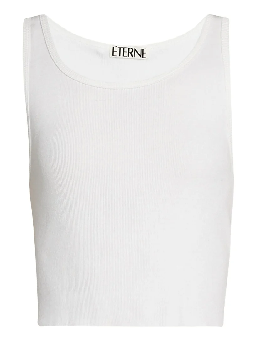 Cropped Scoop-Neck Tank Top Cropped Scoop-Neck Tank Top