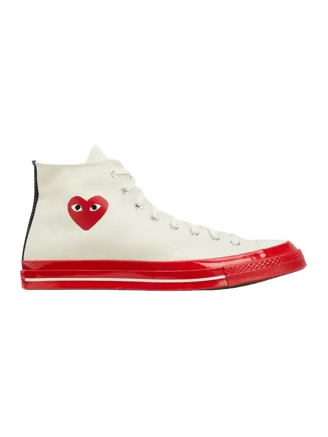 x Converse Red Sole Canvas High-Top Sneakers x Converse Red Sole Canvas High-Top Sneakers