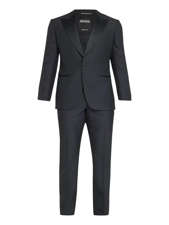 Zegna Men's Sartorial Wool and Silk Tuxedo