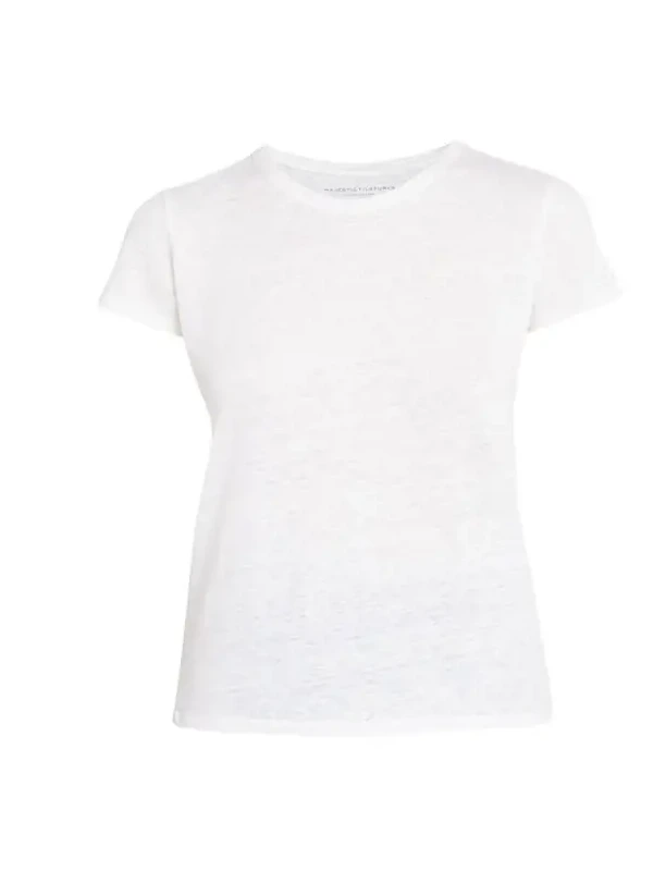Stretch Linen Crewneck Tee Stretch Linen Crewneck Tee