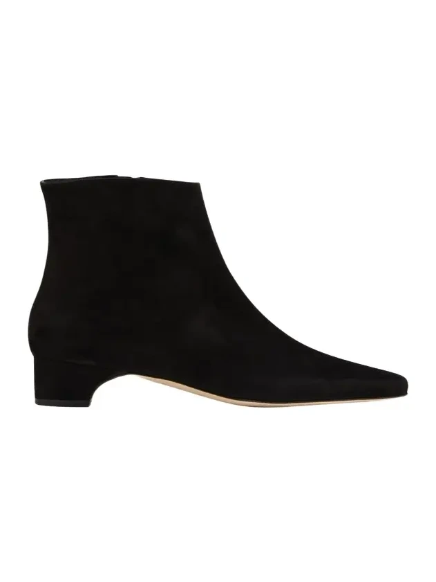 Tolarc Suede Zip Ankle Booties