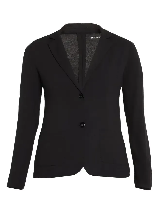 Soft Touch Two-Button Blazer