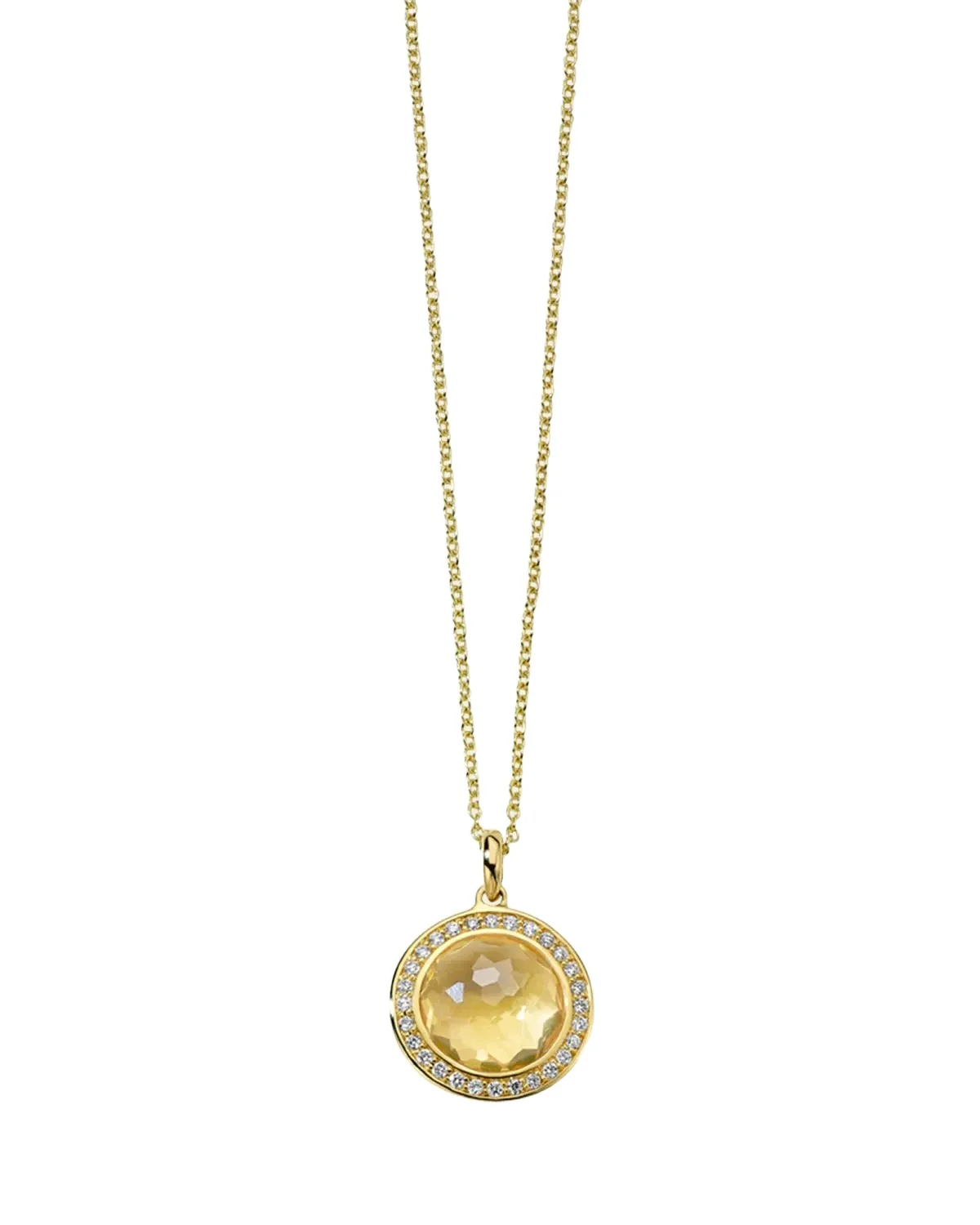 18K Lollipop Mini Pendant Necklace 18K Lollipop Mini Pendant Necklace