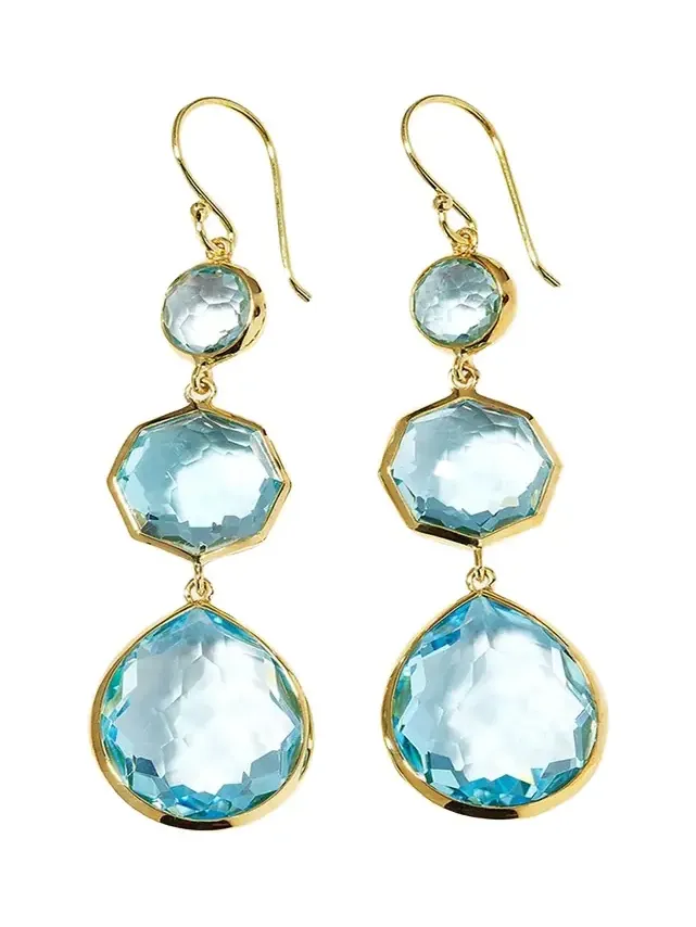 Small Crazy 8's Earrings in 18K Gold
