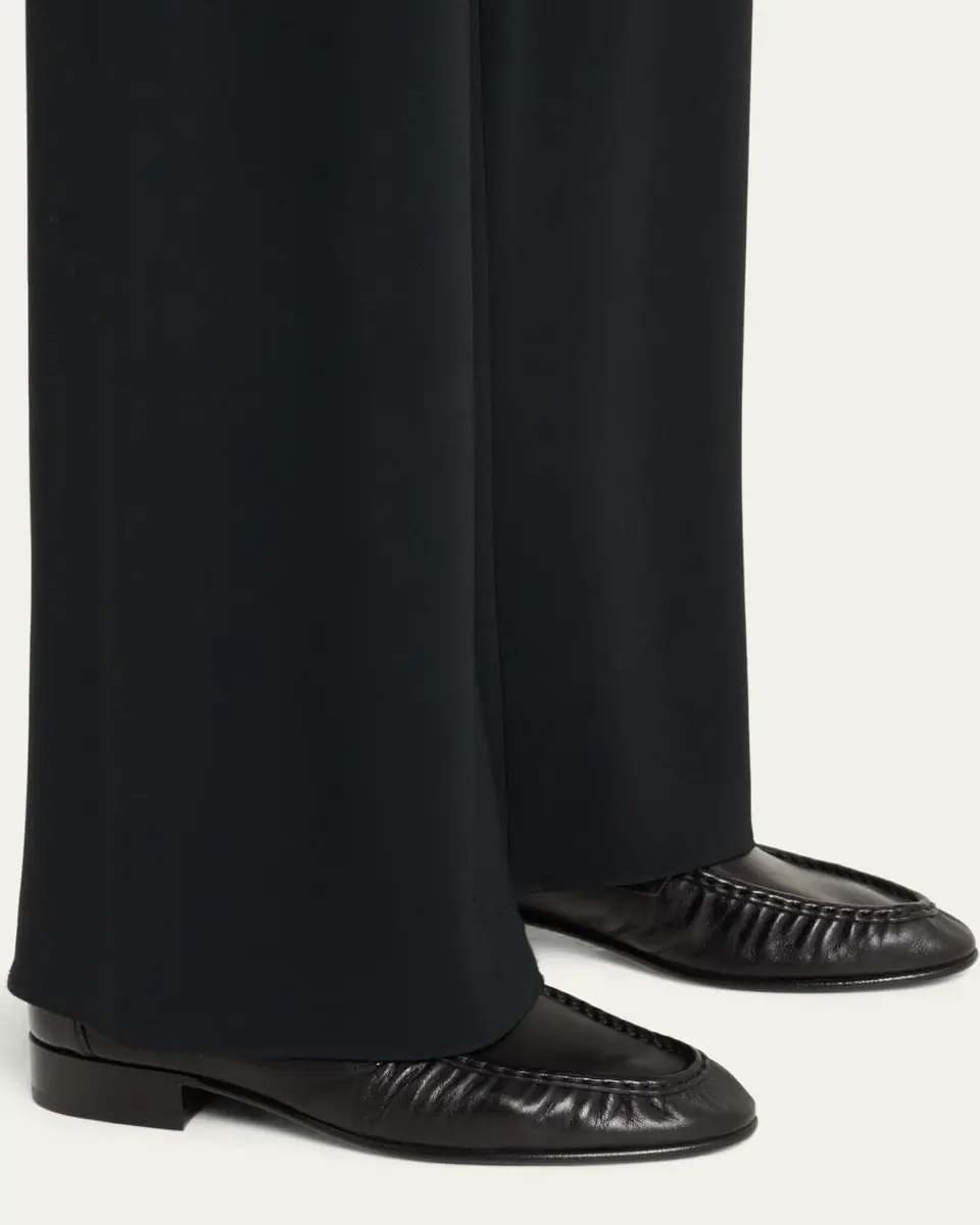 The Row Soft Leather Flat Loafers | Thumbnail 2