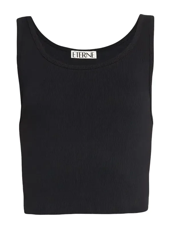 Cropped Scoop-Neck Tank Top Cropped Scoop-Neck Tank Top