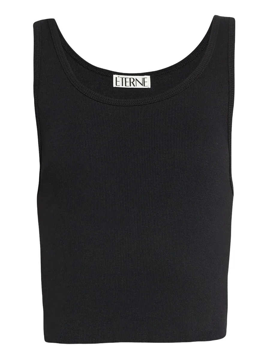 Cropped Scoop-Neck Tank Top Cropped Scoop-Neck Tank Top