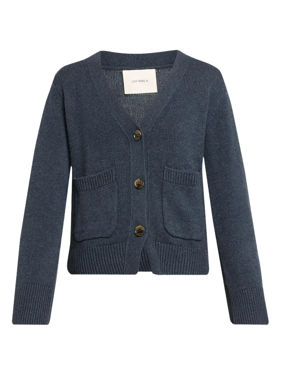 Danni Cashmere Pocket Cardigan