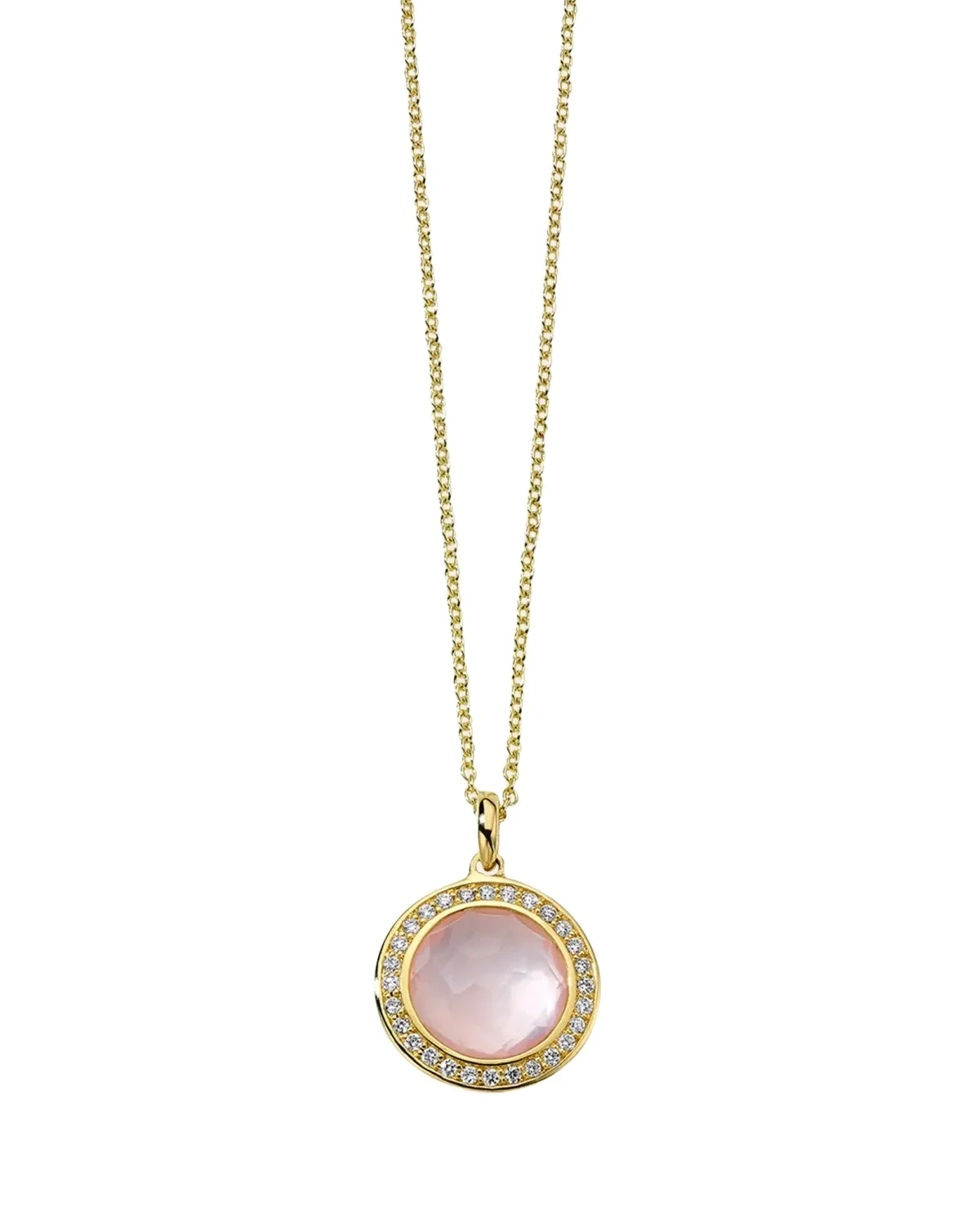 18K Lollipop Mini Pendant Necklace 18K Lollipop Mini Pendant Necklace