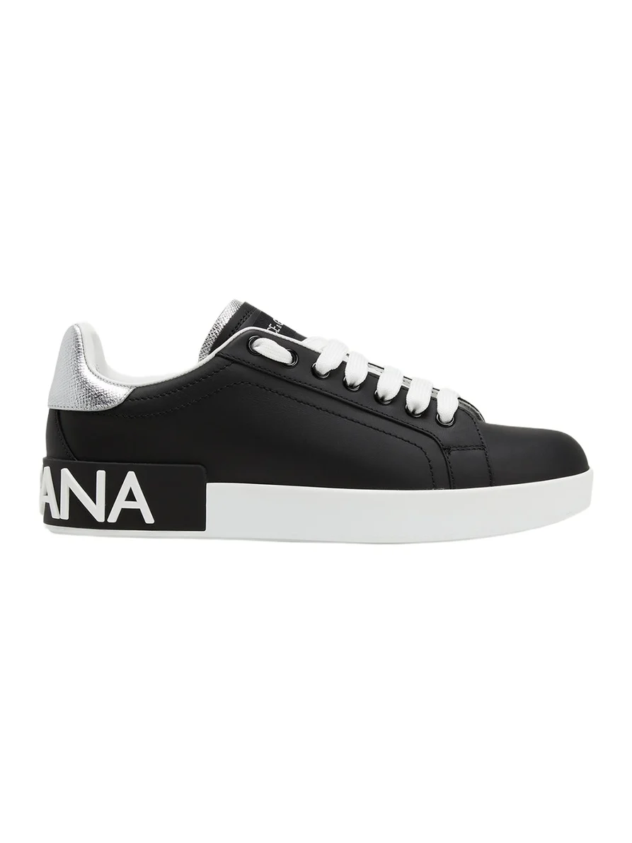 Leather Logo Low-Top Sneakers Leather Logo Low-Top Sneakers