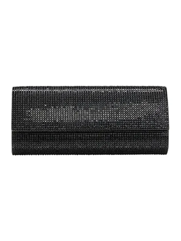 Perry Beaded Crystal Clutch Bag