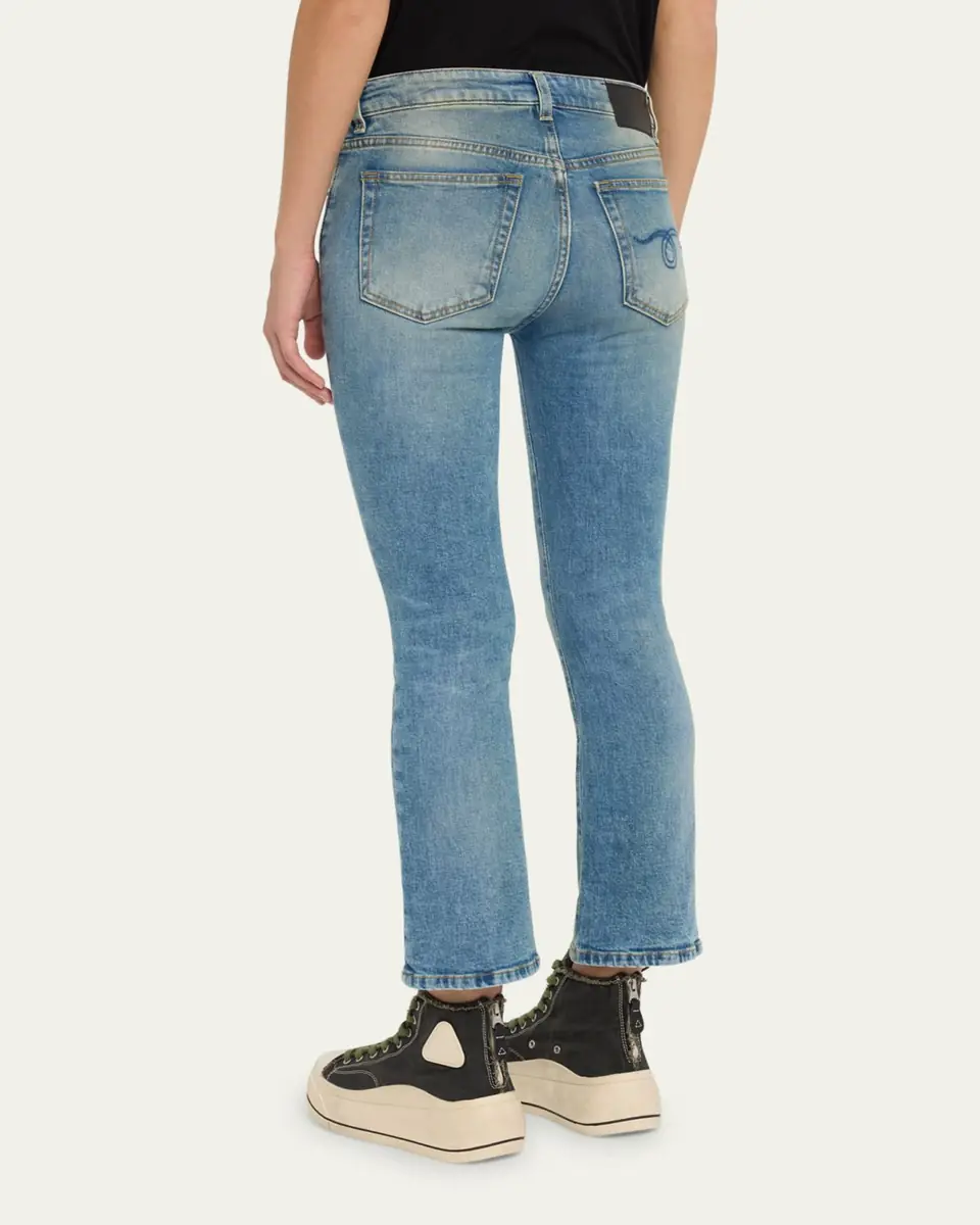R13 Kick Fit Straight Cropped Jeans | Thumbnail 3 R13 Kick Fit Straight Cropped Jeans | Thumbnail 3